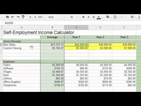 how to calculate net earnings from self employment