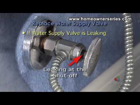 how to isolate toilet water supply