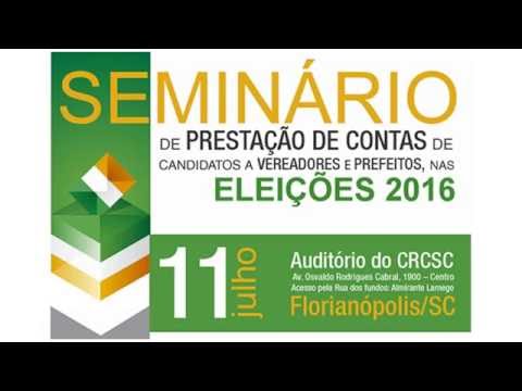 Eleições 2016 - Financiamento de Campanhas e Prestações de Contas (1/2)