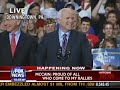 Senator McCain PA Rally 10-16 Part 1