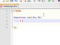 php tutorial - 17 - Return Values