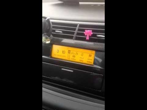 how to change km to miles on citroen c4