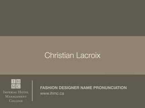Christian Lacroix