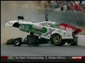 Ashley Force crash at Washington
