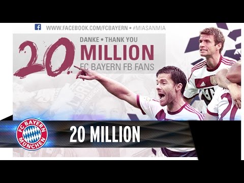 Thank you for 20 Million on facebook - Mia san mia Thank you for 20 Million on facebook - Mia san mia
