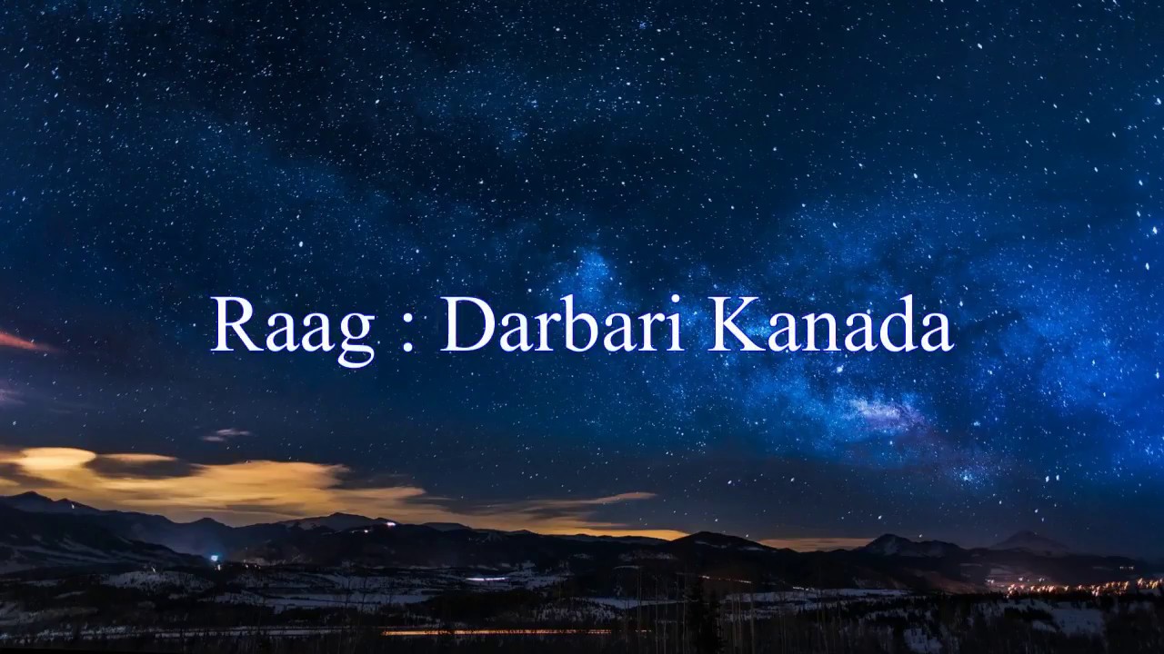 Dr. Sankaran Singing - Raag Darbari Kanada