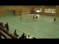 Chrisi in der Verteidigung - Hallenhockey U10A