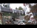 Crane lifted off of Santa Rosa house