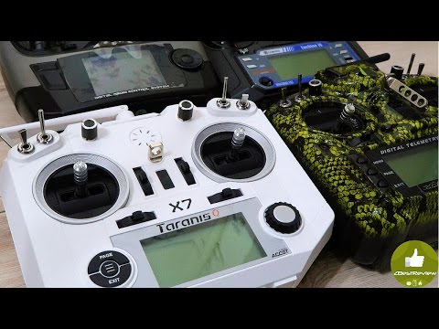 ✔ Сравнение Taranis Q X7, FlySky FS-i6, RadioLink AT9, Taranis X9D Plus! Banggood