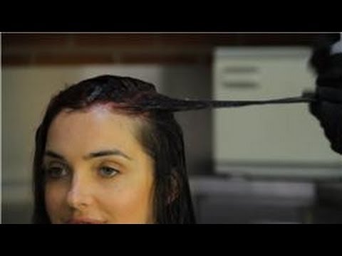 how to apply a hair dye