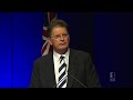 Premier Ted Baillieu has used a speech to the Liberal Party's Victorian Council meeting to imply the Federal Government has caused the state's fiscal grief.
