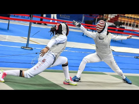14 year old Canadian prodigy BEATS Lee Kiefer!