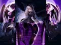 Anime Demon, Vampire and Dark angel girl