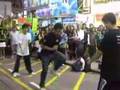旺角街頭跳繩表演