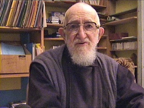 L'abbé Pierre à Esteville 1998