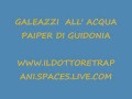GALEAZZI ALL' ACQUA PAIPER DI GUIDONIA