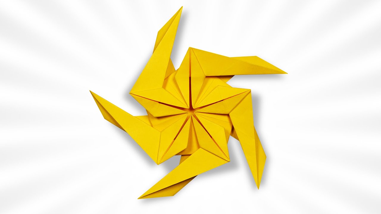 Origami Pentagonal Spinning Star (Seyed Masoud Hosseini)