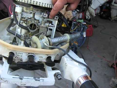 Chrysler and West Bend outboard motor recoil repair