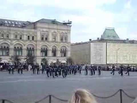 0 Marcha militar en la Plaza Roja