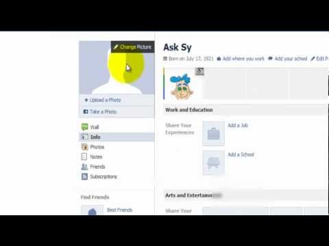 how to remove facebook profile picture