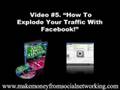 Make money Social Networking on Facebook or Myspace