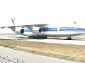 Antonov 124 departs Long Beach