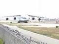 Antonov 124 departs Long Beach