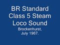 BR Standard Class 5 at Brockenhurst