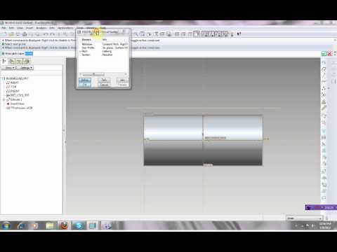 how to draw gear in pro e