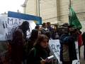 Manifestacion afuera de celco