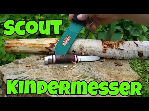 ✔DAS SCOUT MESSER | Schnitzmesser für Kinder | Scout Knife - for Kids | GERMAN