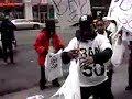 protest against g unit on the street side this a must see protest against g unit on the street side this a must see