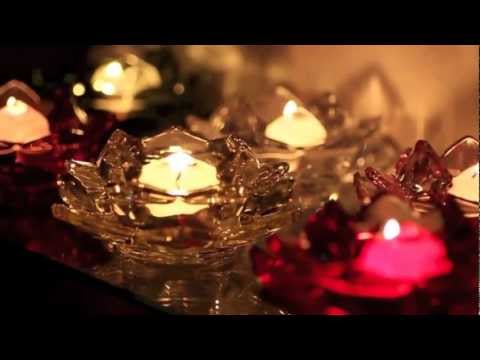 蓮（ロータス）ガラスキャンドルホルダー / Lotus Candle Holders