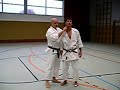 Ausschnitt des Seminars von Dirk Thesenvitz in meinem Dojo in der Elbmarsch 2003