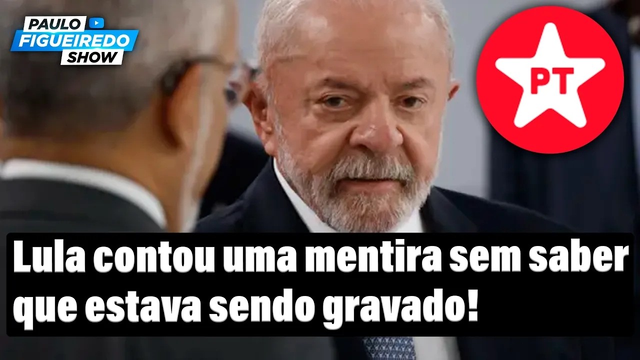 Lula Conta Mentira, É Gravado Sem Saber e Viraliza Pela Cara de Pau