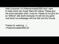 A Message from Pokemonmaster5000