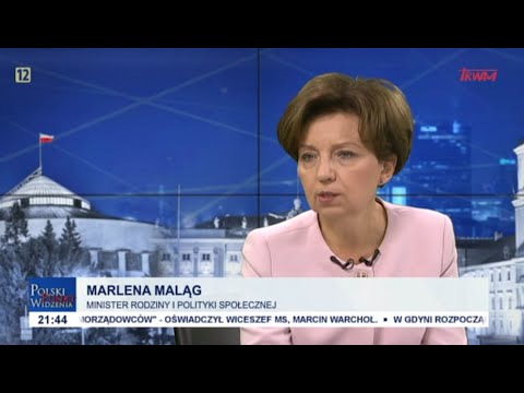 [TYLKO U NAS] Min. M. Maląg: Statystyki pokazują, iż jesteśmy starzejącym się społeczeństwem, więc musimy odpowiednio koordynować politykę senioralną i politykę rodzin z małymi dziećmi