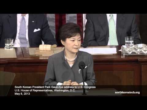 United States Congress - South Korean President Park Geun-hye addressed the US Congress on May 8, 2013. In this excerpt of her speech, she speaks about North Korea's ongoing provocat...