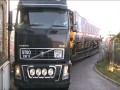 Moveright International Leaving Scotrail Depot In Inverness with railway carriage
