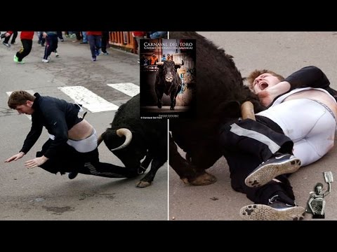 Young American man seriously gored while running with bulls in Spain