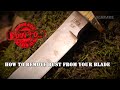 How To Clean A Steel Knife Blade