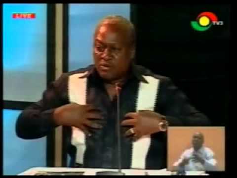 IEA Presidential Debate with Pres.John Mahama on National Plan – 30/10/2012