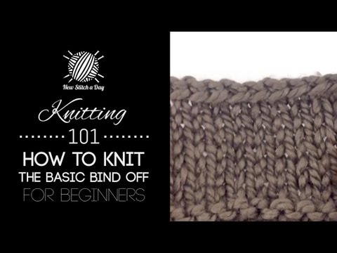 how to bind off knitting