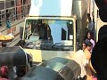 man trying to get through traffic - hilarious!!