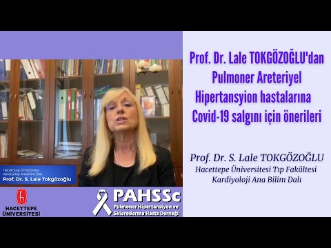 Prof. Dr. Lale TOKGÖZOĞLU'nun PAH'lı hastalara Covid-19 önerileri - 2020.04.30