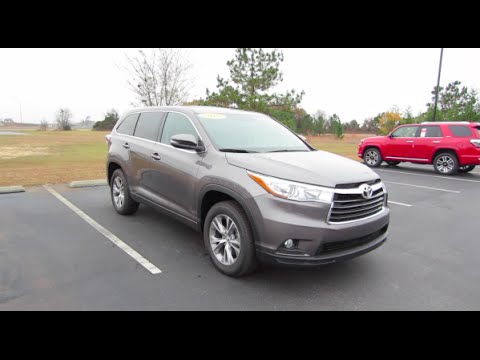 2015 toyota highlander le plus full tour start up at massey toyota