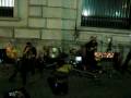 Minimal acoustic band at plaça catalunya in barcelona