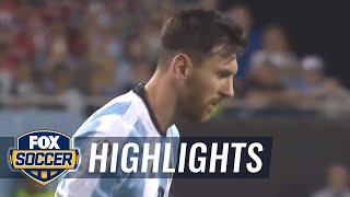 Messi's curling free kick finds the top corner to make it 3-0 | 2016 Copa America Highlights by FOX Soccer