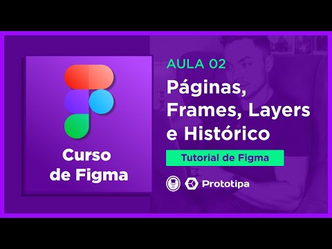Curso de Figma app Design -  Páginas, Frames, Layers e Histórico  | Aula 02
