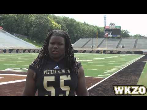 WMU DT Travonte Boles from Media Day WMU DT Travonte Boles from Media Day